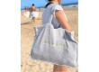 Terry Cloth Bag Christine - Gris Perle