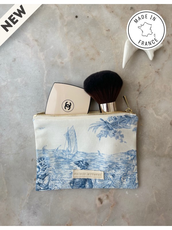 Small Pouch Madeleine - Jouy Blue