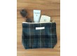 Toiletry bag Sonia - brown check