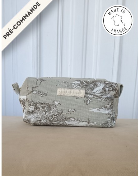 Pouch Cube Lison Taupe Jouy
