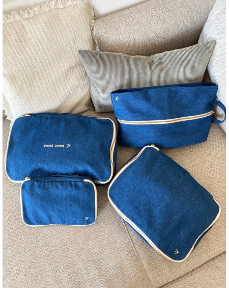 4-pieces Packing Cubes Loulou - denim