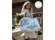 Mahaut totebag - Jouy blue