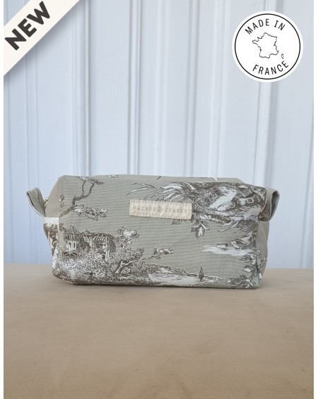 Pouch Cube Lison Taupe Jouy