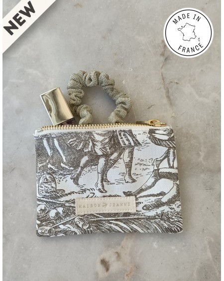 Petite trousse Marie - Jouy taupe