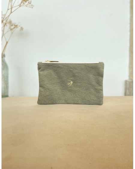 Petite Pochette Madeleine - Vert Kaki