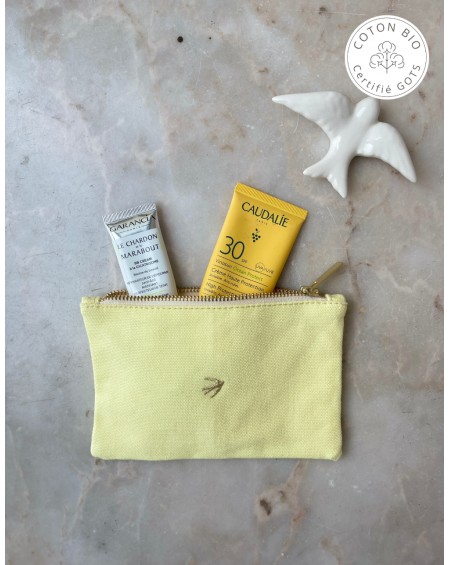 Small Madeleine pouch - Lemon