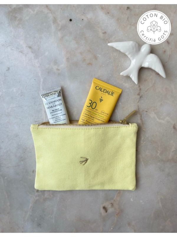 Small Madeleine pouch - Lemon