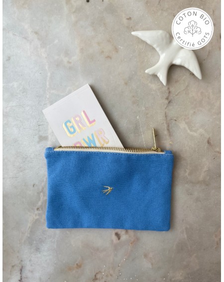 Madeleine Small Clutch Bag - Azul