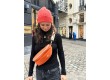 Leo Cotton Fanny Pack - Tangerine