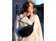 Sac banane en coton Léo - Noir XL